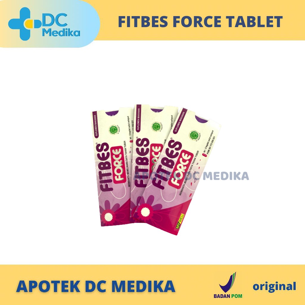 FITBES FORCE TABLET /  SUPLEMEN MAKANAN / DAYA TAHAN TUBUH