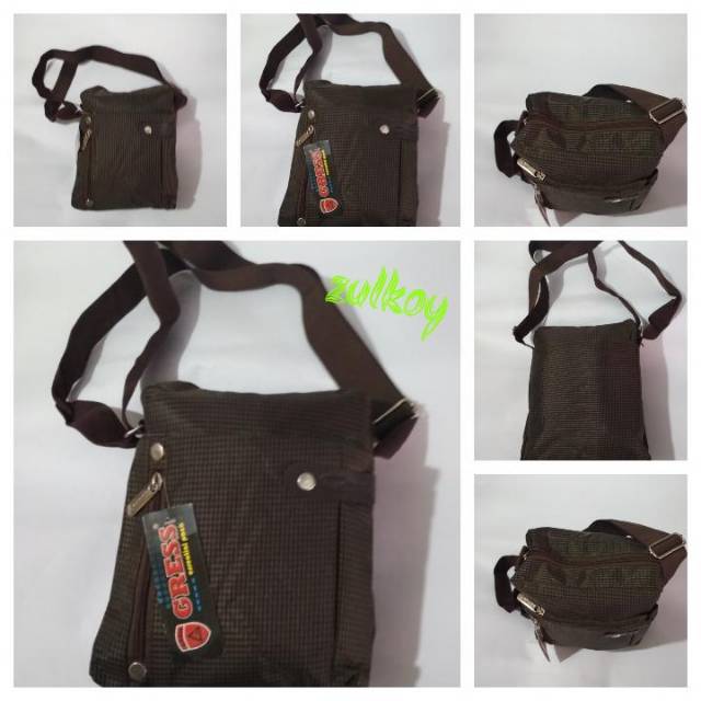 Tas selempang pria gress