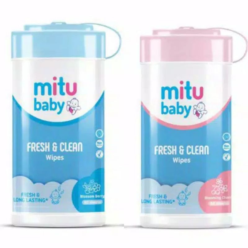 MITU BABY BOTOL WIPES 60sheet PROMO