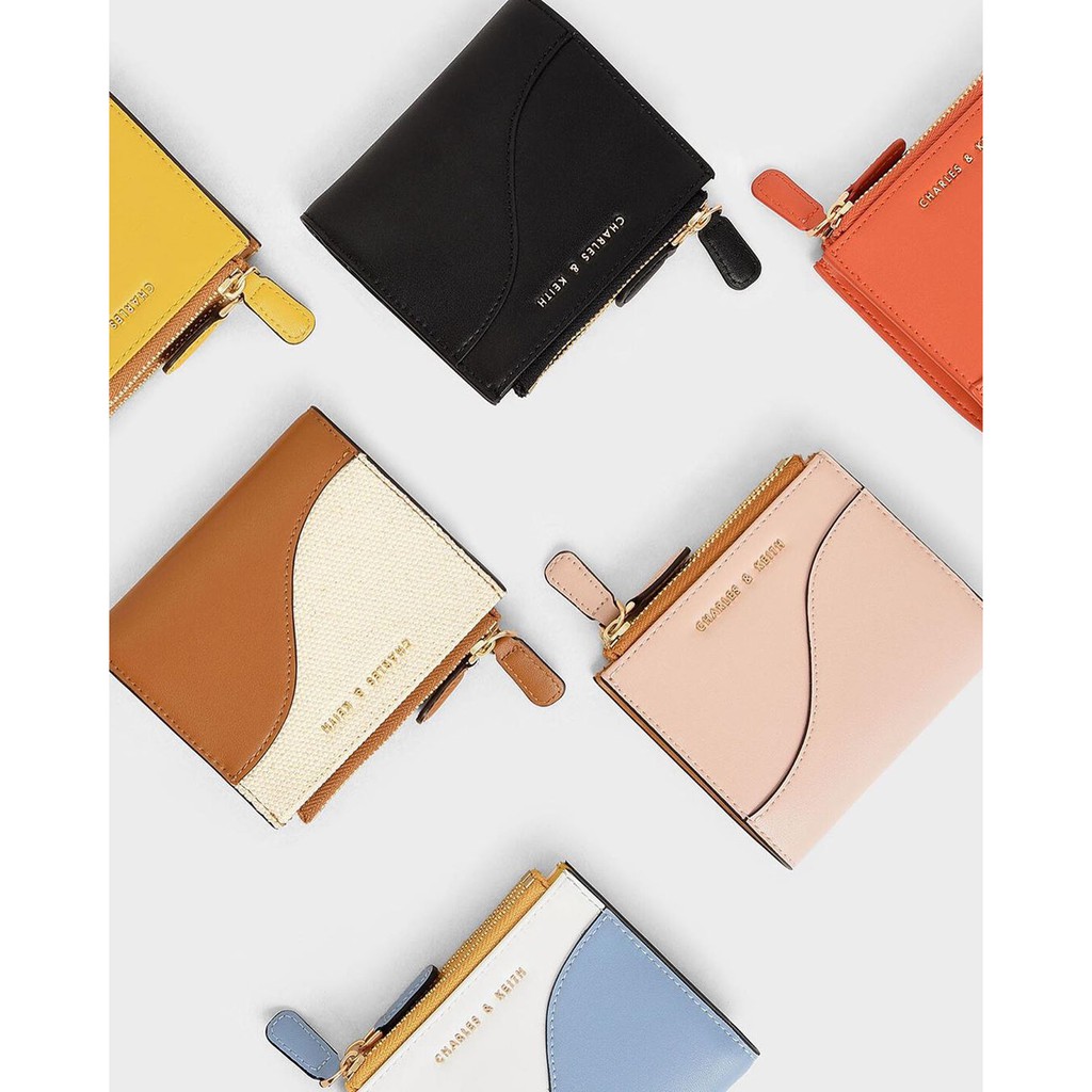 Card Holder CK Top Zip Mini Wallet Original