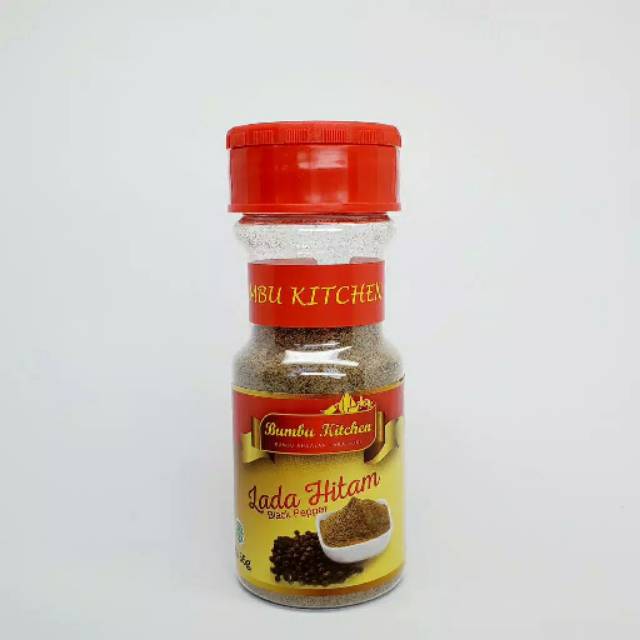 

Bumbu kitchen lada hitam bubuk/black pepper powder 55 gram