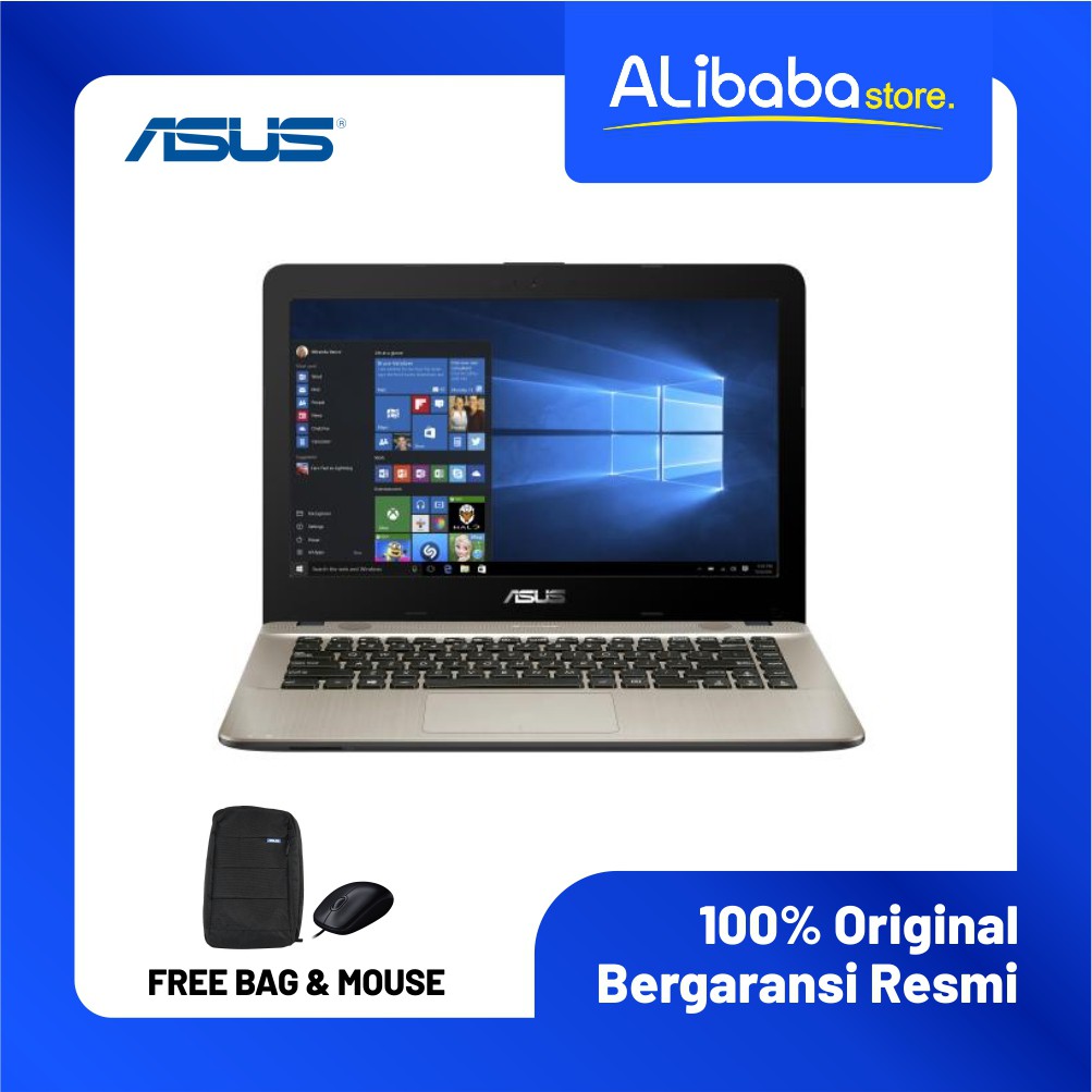 ASUS VIVOBOOK X441MA, DUALCORE N4020, 4GB 1TB HDD, 14" HD, WIN10