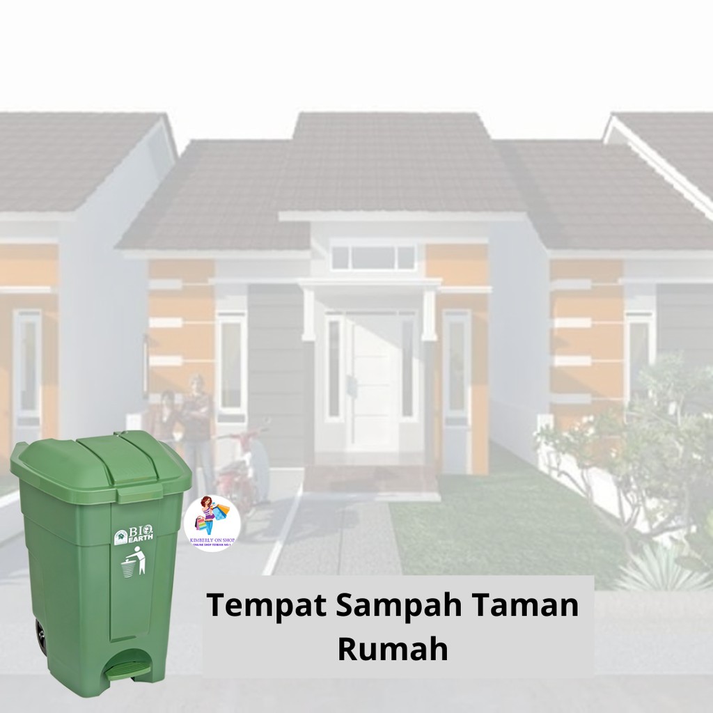 Tempat sampah BIO 90 liter green leaf 2009