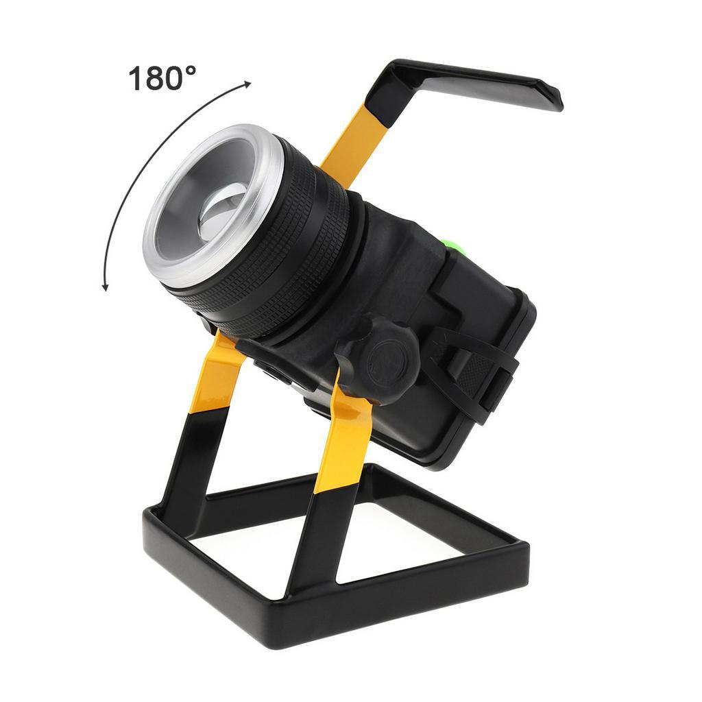 Lampu Sorot Led Portable Ip65 30w Rechargeable Untuk Travel / Camping / Memancing / Outdoor