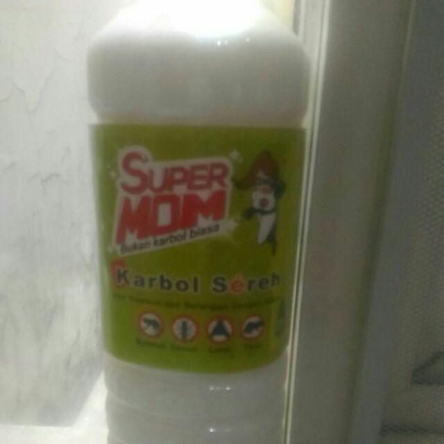 Karbol Sereh Sere Super Mom 1,5 Liter Karbol Alami Dengan Formula Yang Aman Bagi Bayi Dan Anak