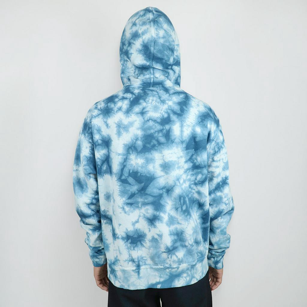 Hoodie Tie Dye Pria by Champion Blue