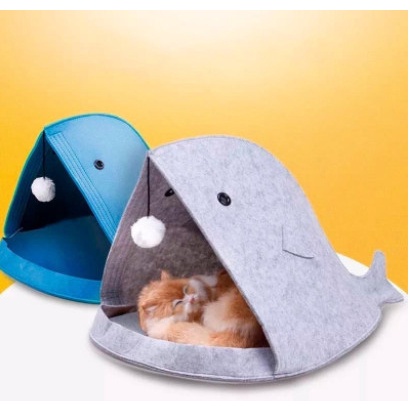 Tempat Tidur Anjing / Kucing Pet House Dog Cat Bed Shark