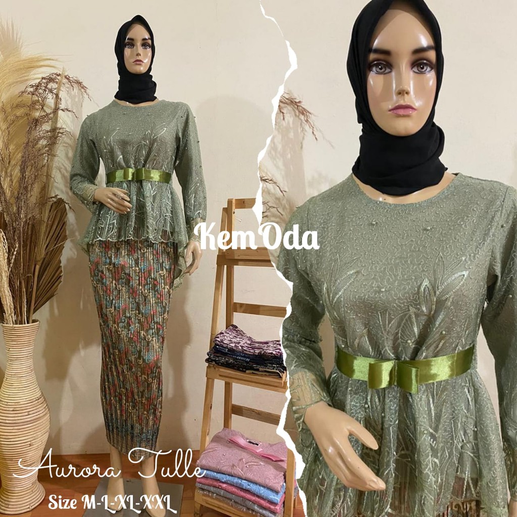 Set Kebaya Aurora Tulle Terbaru