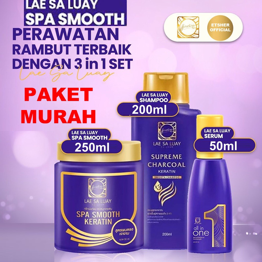 Jual Masker Rambut LAE SA LUAY Hair Mask SPA Smooth Keratin , shampo