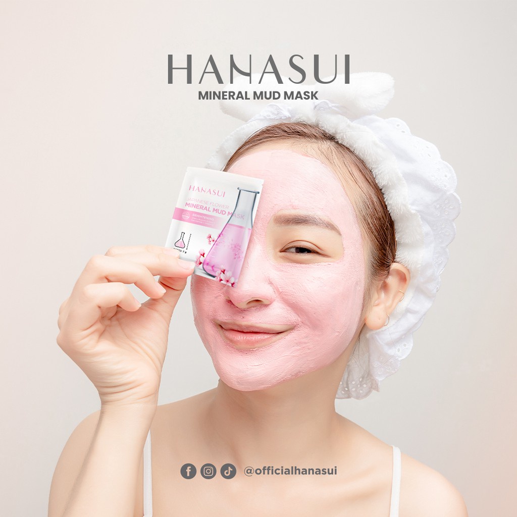 HANASUI Naturgo Masker Hitam Face Mask / Naturgo Peel Off Masker Hitam Komedo / GOLD Anti Aging / Mineral Mud Mask kosmetik