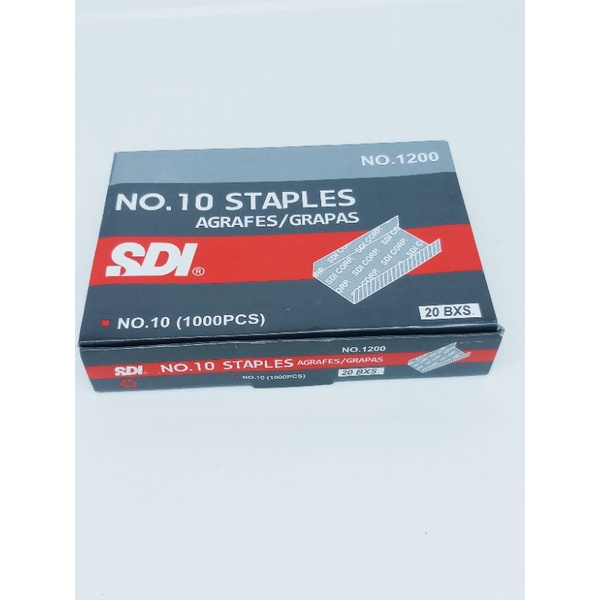 

Staples/Isi Hekter/Isi Stapler/No 10/SDI