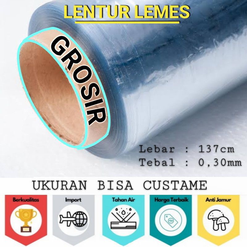 

InJO Plastik mika lentur,lemes 0,30mm