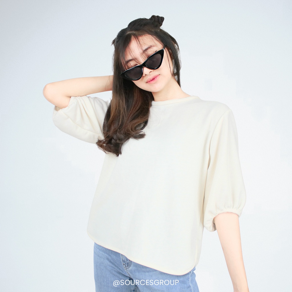 IL - MIRZA BLOUSE ATASAN LENGAN BALON WANITA KOREAN STYLE