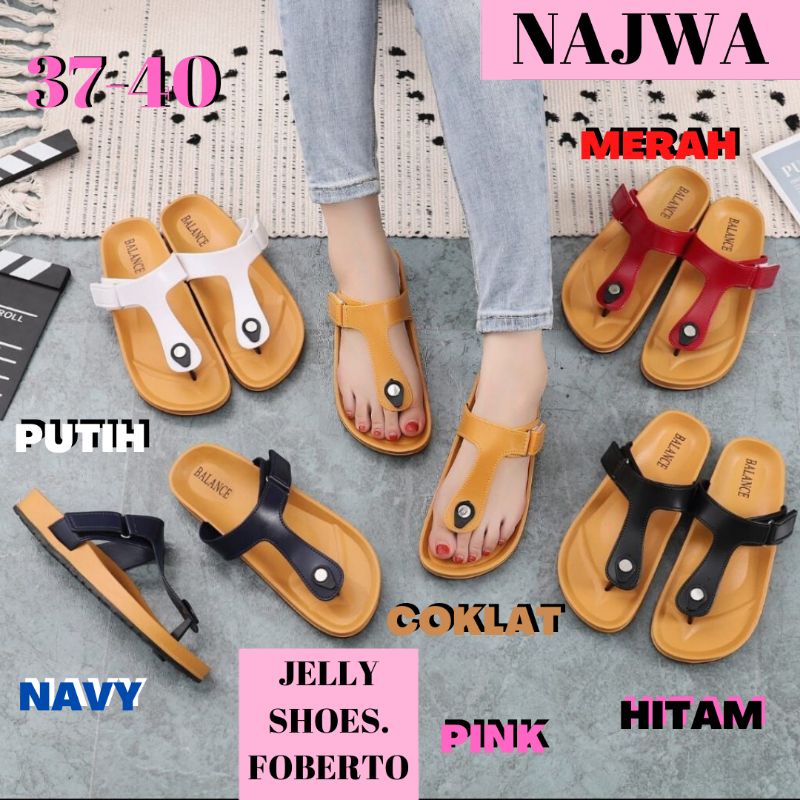 (COD) 8059-1J SANDAL SENDAL JELLY JELLYSHOES  JEPIT IMUT CEWE CEWEK WANITA IMPOR IMPORT KOREA MURAH