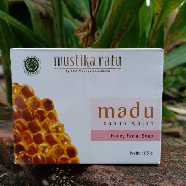 MUSTIKA RATU Sabun Wajah Madu 85gr untuk kulit kering