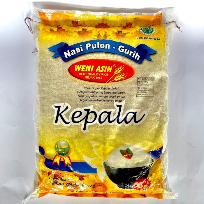 

978Eq0010W Weniasih Super Setra Kepala 5Kg W5Q40112