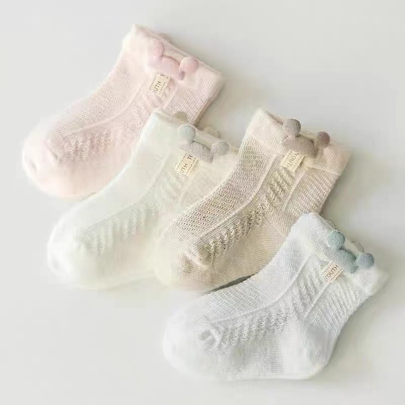 HIPPO LAND Kaos kaki anak bayi Lucu Bahan Katun kaus kaki bayi Unisex 241-242