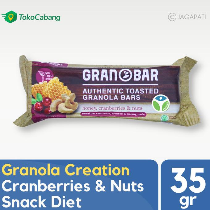 

Granola Creation - Granobar Honey Cranberries Nuts 35 gr