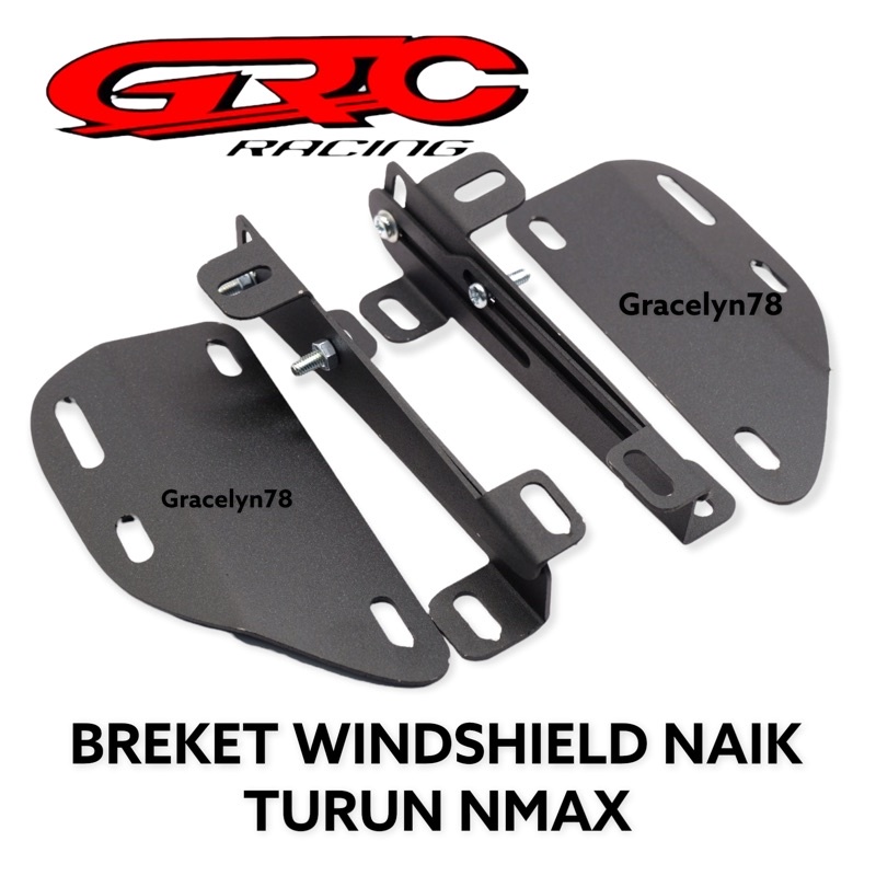 Breket windshield visor yamaha nmax 2020 nmax new-breket serpo nmax new 2020-breket serpo nmax old