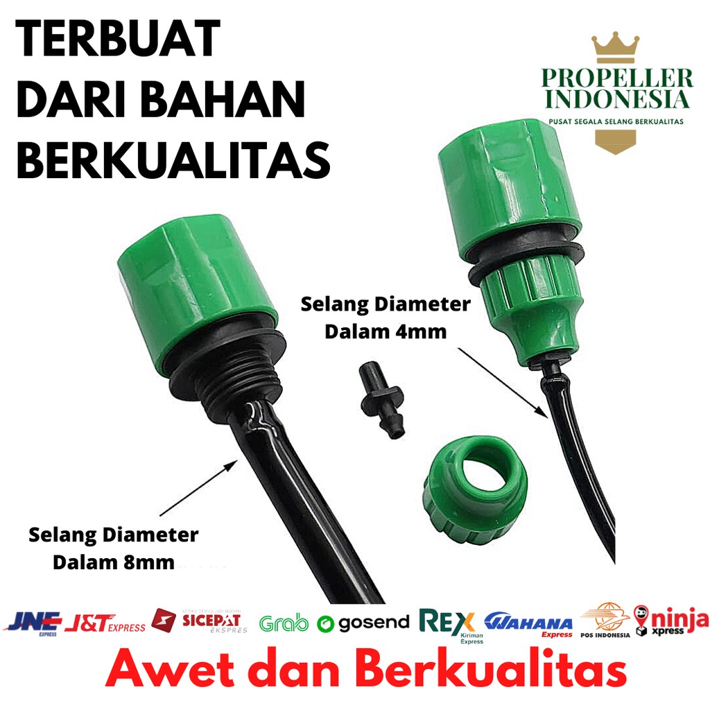 Sambungan Selang Air Paket 4/7 Inch Quick Release Sambungan Slang Air