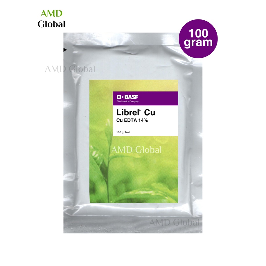 Pupuk Mikro Librel Cu EDTA 14% BASF Copper Chelate 100 Gram
