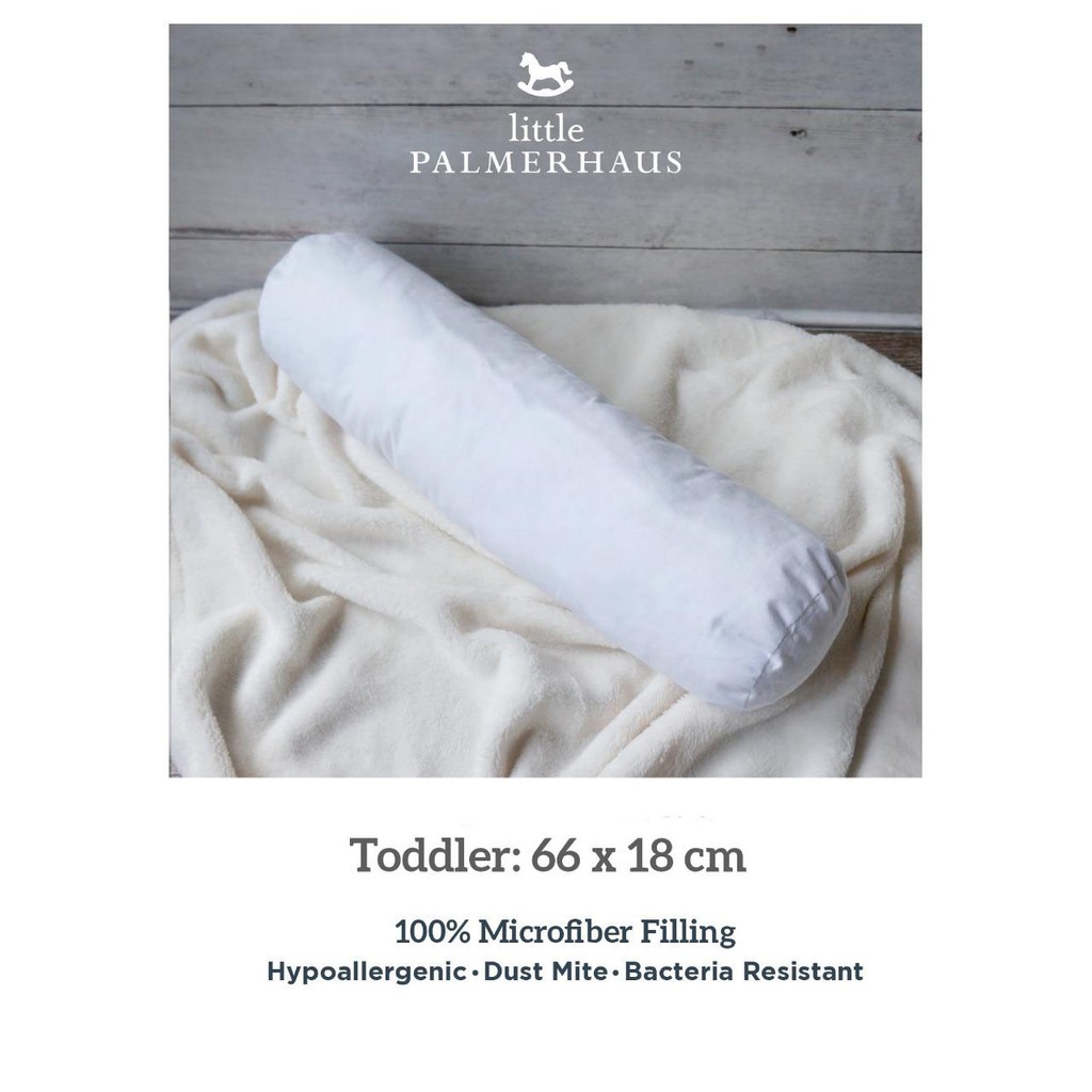 LITTLE PALMERHAUS MICROFIBER FILLING TODDLER BOLSTER INSERT 66X18 CM