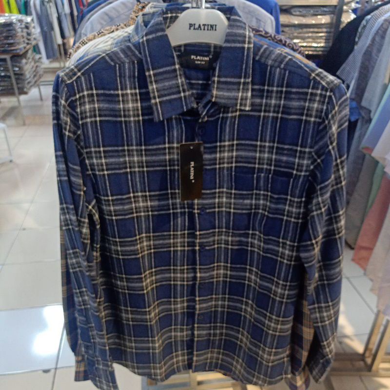 KEMEJA FLANEL/ PLATINI