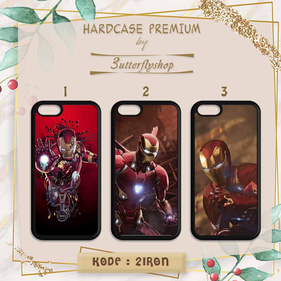 [HARDCASE] Iron Man Marvel Superhero case Oppo Vivo Realme Redmi Xiaomi Samsung Iphone