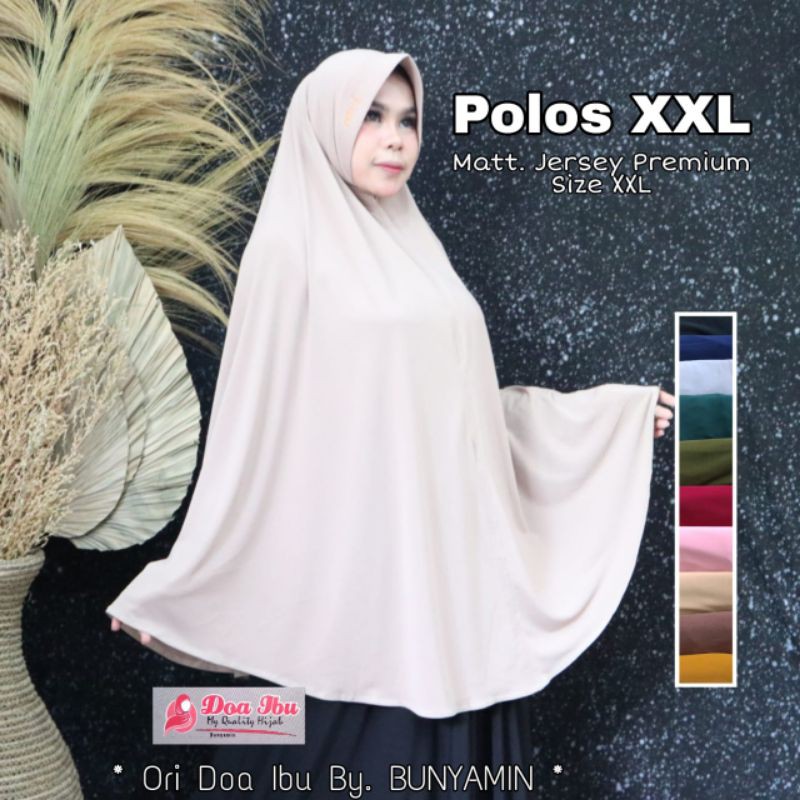 𝗦𝗛𝗘𝗟𝗢𝗩𝗘𝗦𝗛𝗢𝗣𝗣 - DOI JILBAB KHIMAR DEX POLOS JUMBO PREMIUM HQ XXL XL L DOA IBU JILBAB OVERDEX XXL SUPE