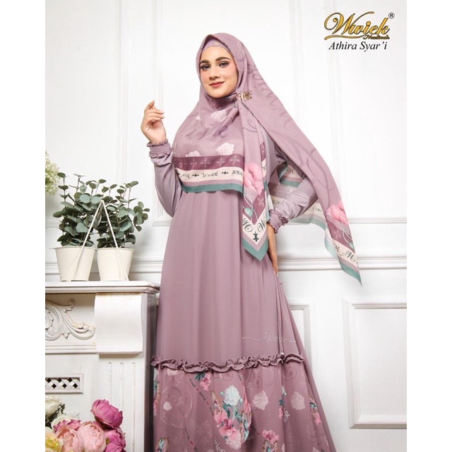 syari wiwiek Athira scraft lilac