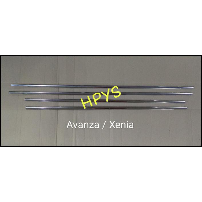 List Kaca Samping Chrome Avanza