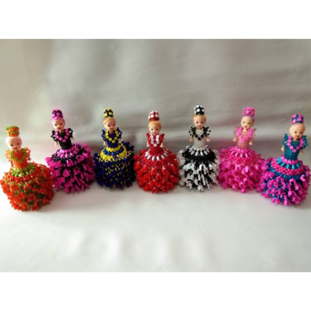 Tempat Tusuk Gigi Hias Barbie Mote Manik Manik