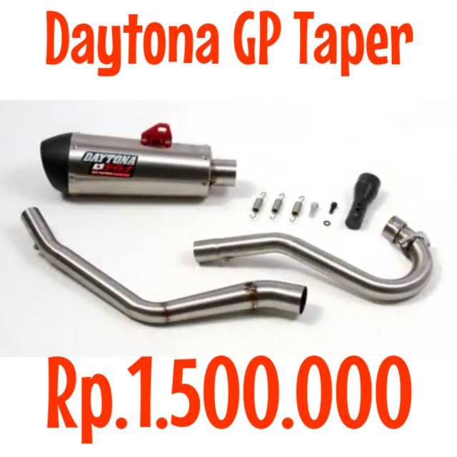 Knalpot Daytona GP Taper CRF150L ORIGINAL