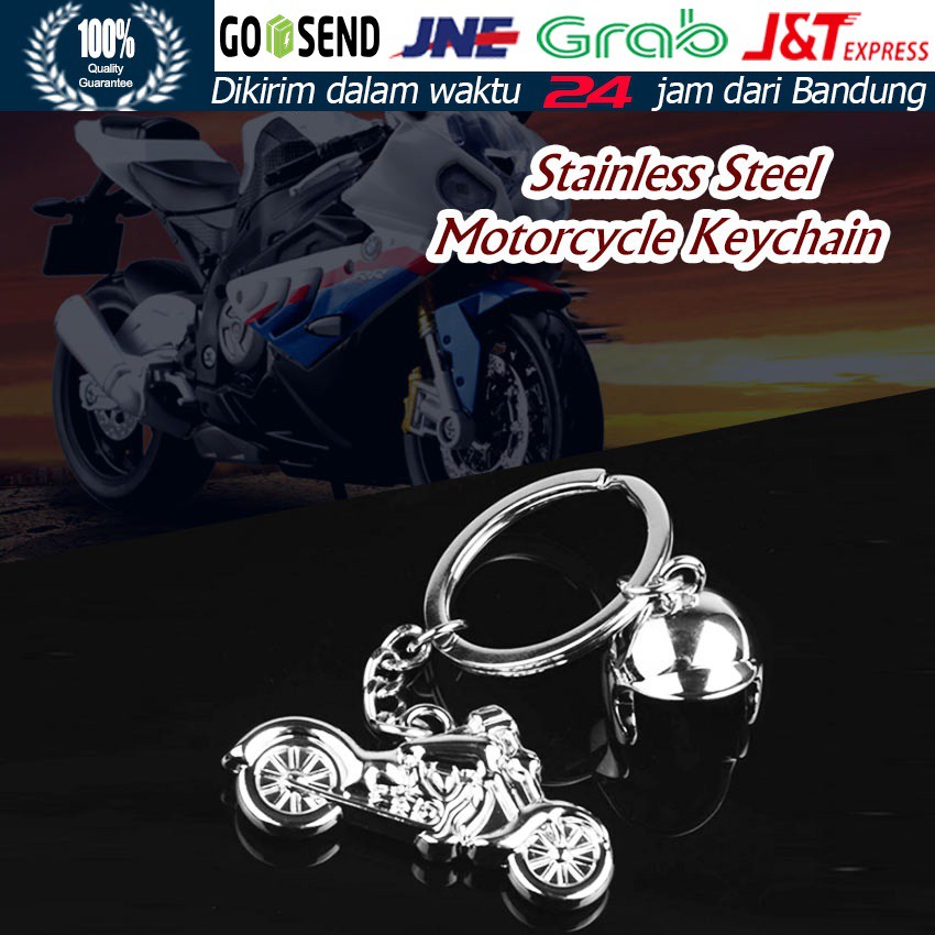 Gantungan Kunci Motor Helm Harley untuk Aksesoris Yamaha Suzuki Honda