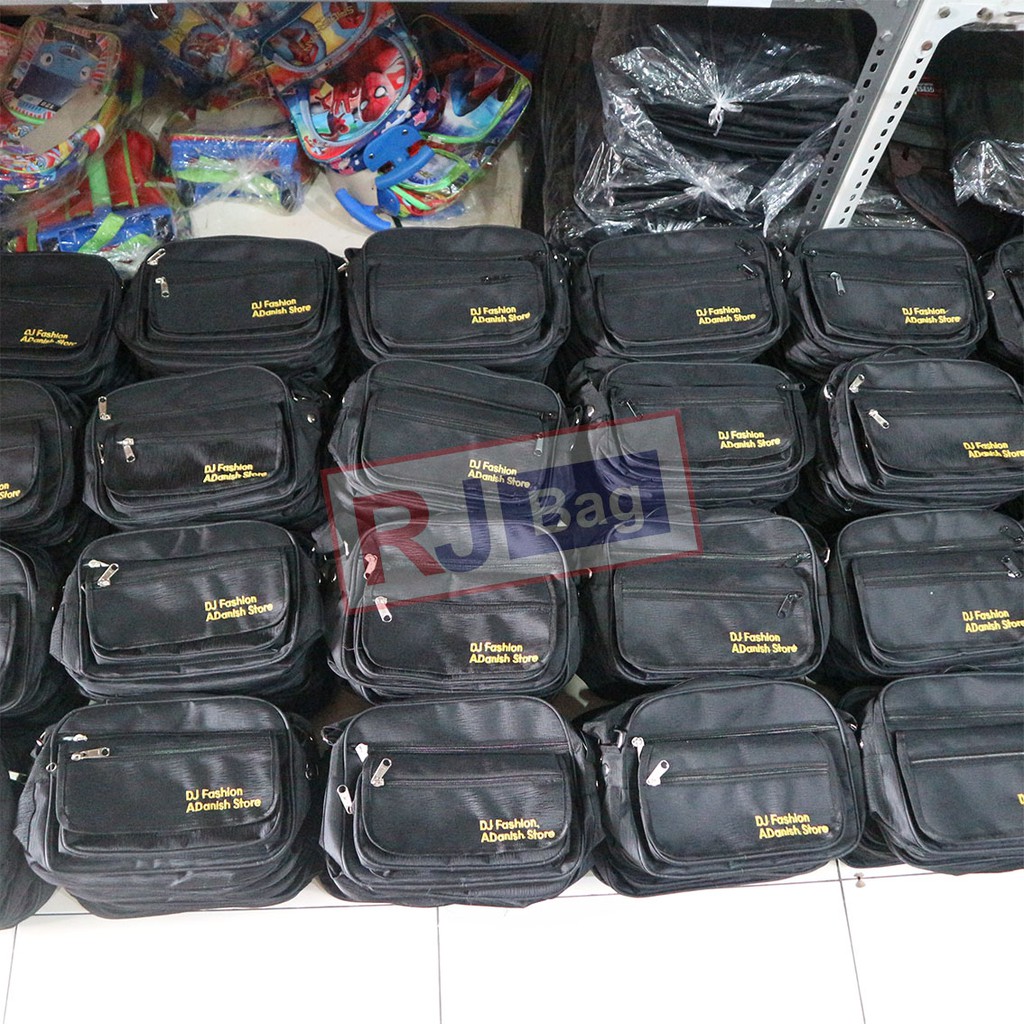 PRODUSEN TAS SEMINAR ACARA PROMOSI RANSEL SELEMPANG SLINGBAG DJ FASHION ADANISH CUSTOM BORDIR FORMAL