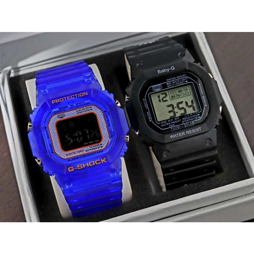 BISA COD✅ Jam tangan G shock dan BabyG Buy 1 get 1 free Box