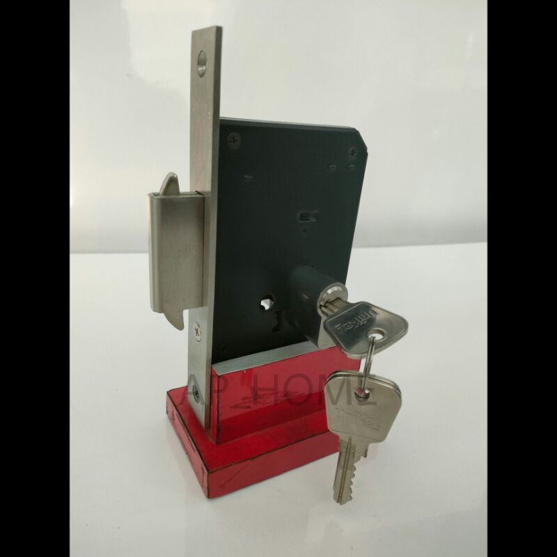 Kuncian Pintu Kayu Geser (Sliding) Unikey