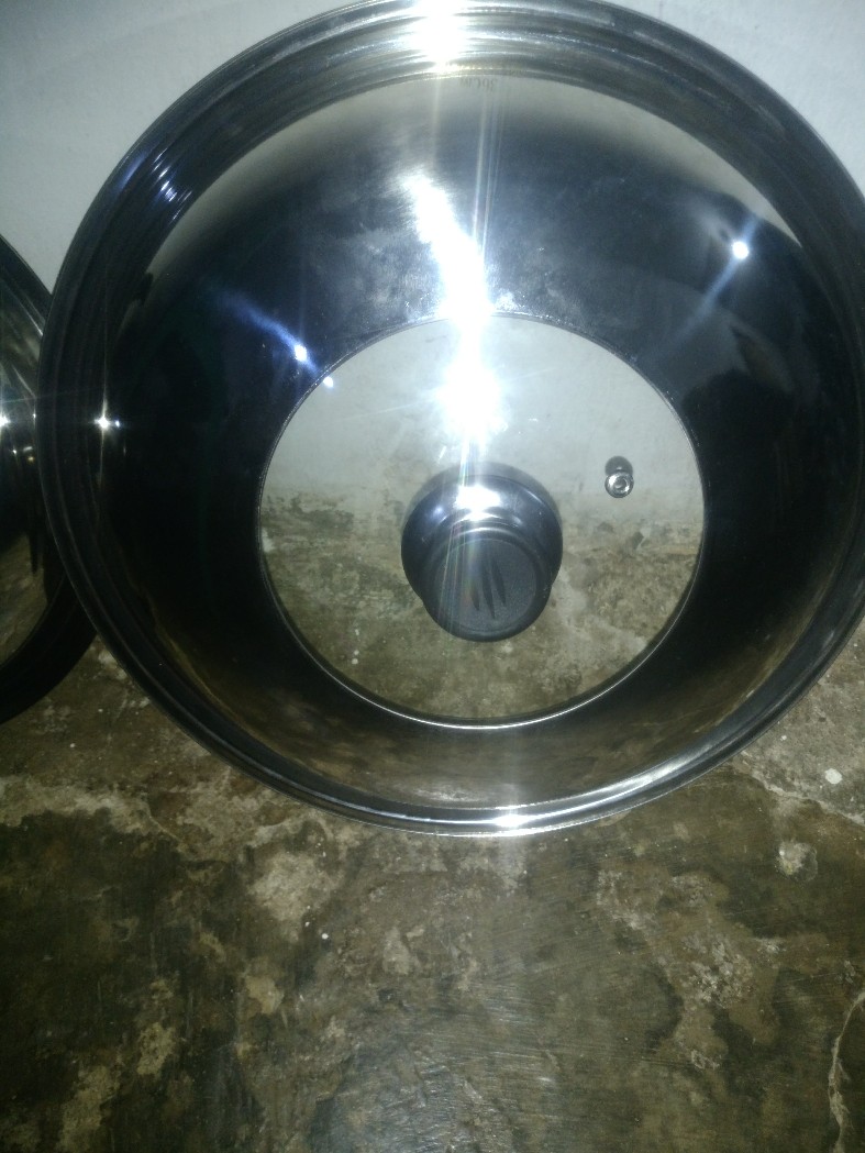 Tutup Panci Multifungsi Stainless Kaca Wajan Kuali Penggorengan Steamer Kukus Goreng 4 Ukuran Murah