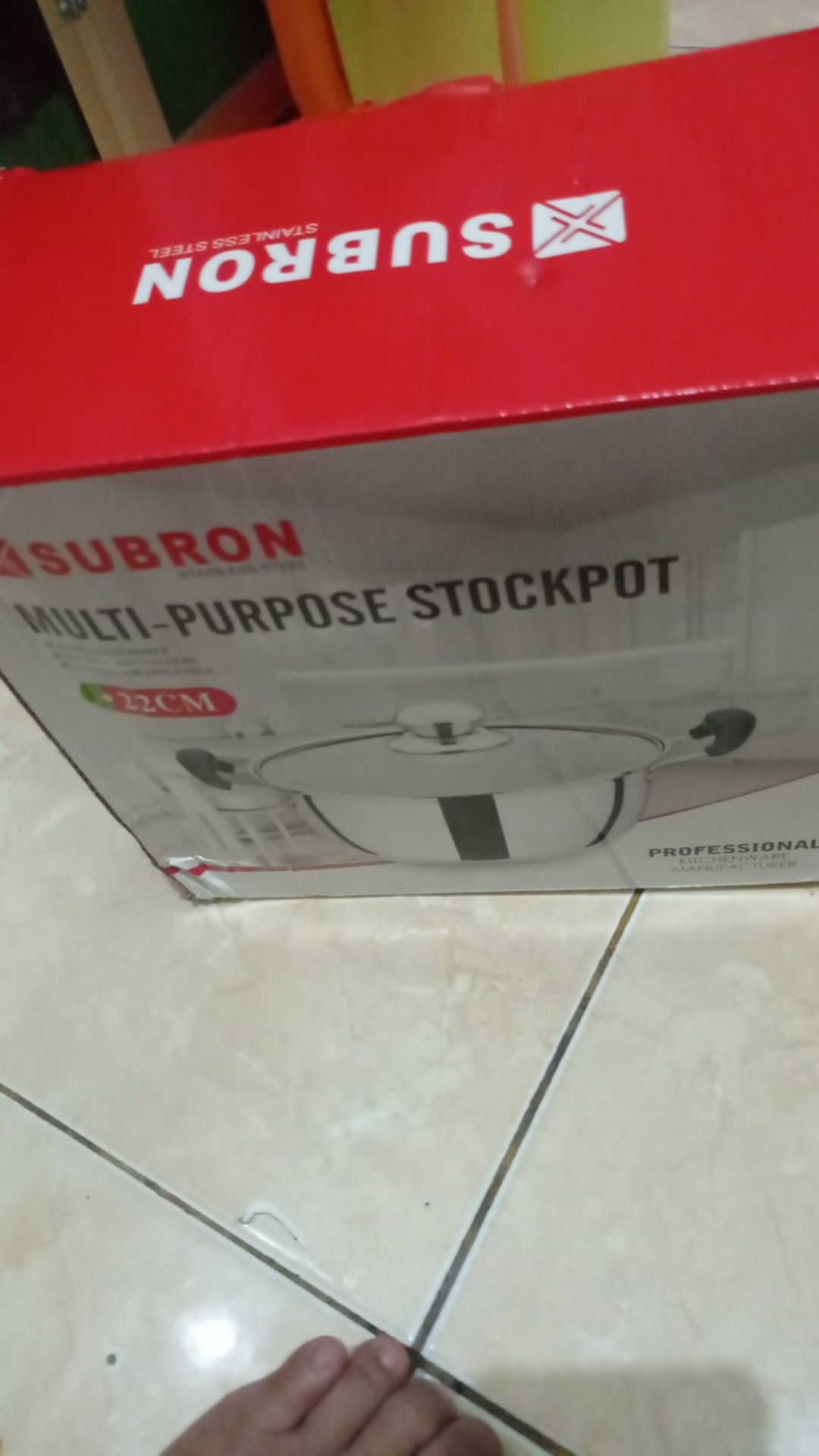 Panci Stainless - Saucepot Sbr Tutup Kaca 22cm (00142.01445)