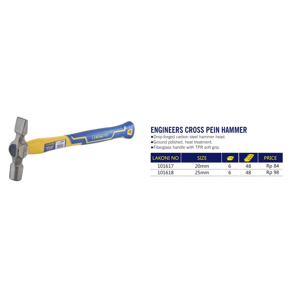 MARTIL KETOK LAS LAKONI PRO / PALU KETOK LAS /ENGINEERS CROSS PEIN HAMMER