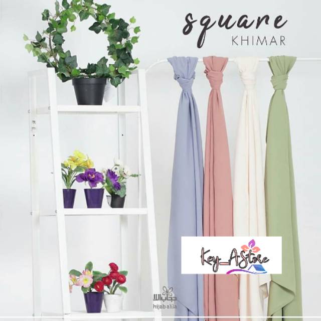 KHIMAR SQUARE KHIMAR SEGIEMPAT BY HIJAB ALILA