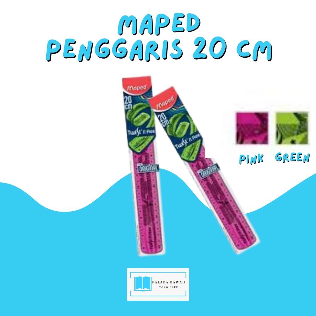 Maped Penggaris Twist 'n Flex 20 cm