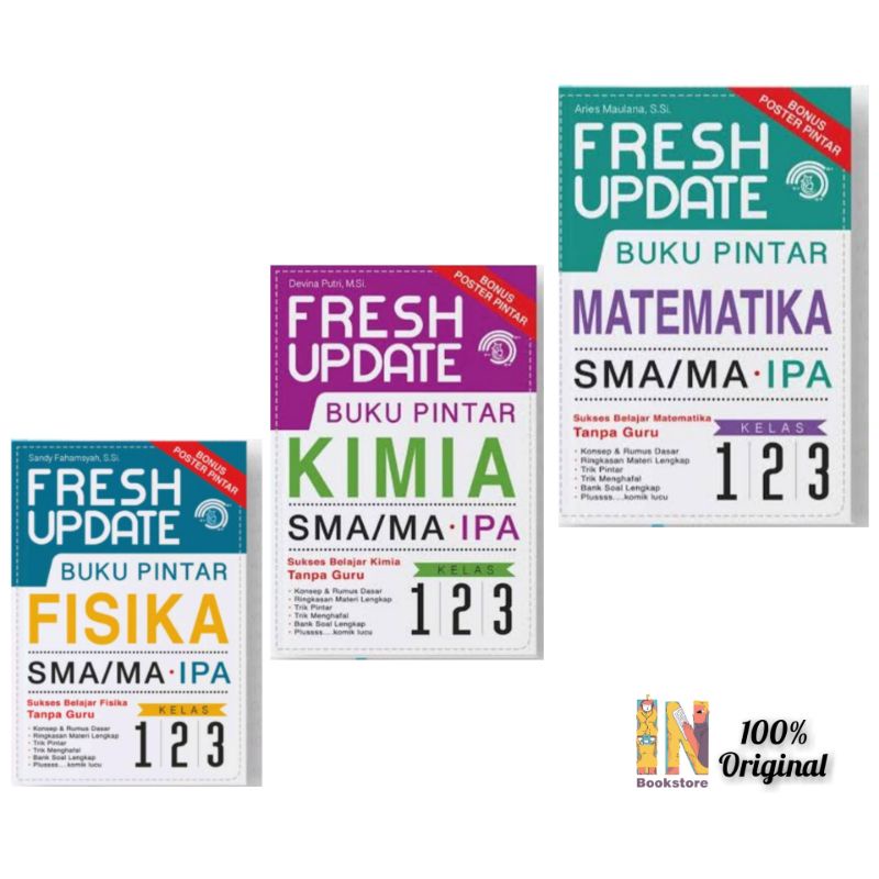 Big Sale - Fresh Update Super Pintar FISIKA - KIMIA - MATEMATIKA - SMA