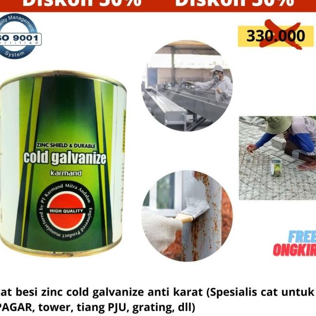 Cat Galvanis/Cold Galvanis/Cat Anti Karat/Cat Besi Premium/Karmand