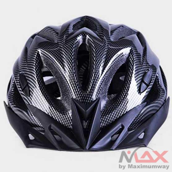 Helm Sepeda Gunung Carbon fiber Ultra Ringan dgn Ventilasi Udara untuk Unisex EPS Foam PVC