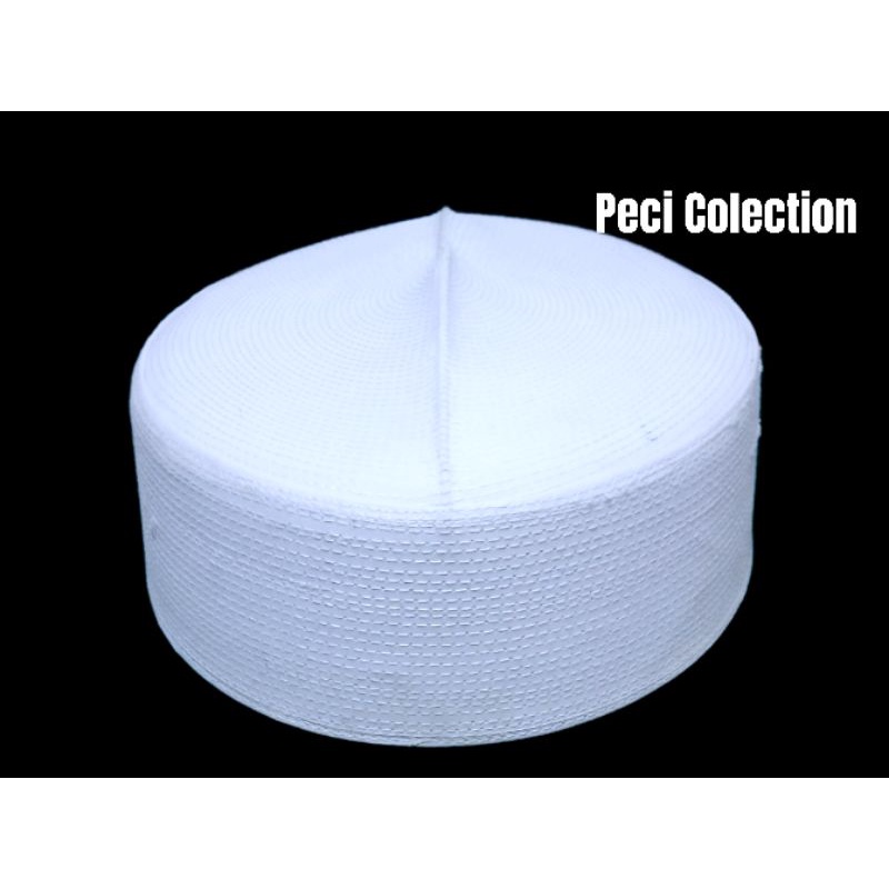 PECI KOPIAH KALBUT BATOK PUTIH/ PECI KOPIAH BATOK KALBUT HABIB BAHAR / PECI KOPIAH PUTIH POLOS