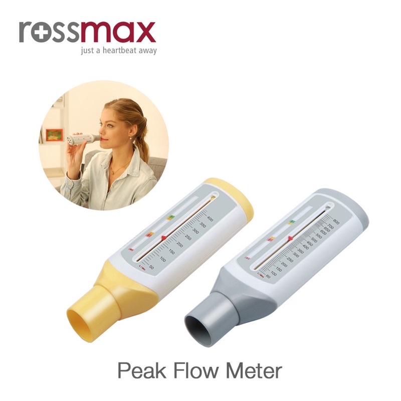 Rossmax Peak flow Meter Alat Cek Asma Peakflow Meter dewasa dan Anak / ROSSMAX Alat Terapi Asma /