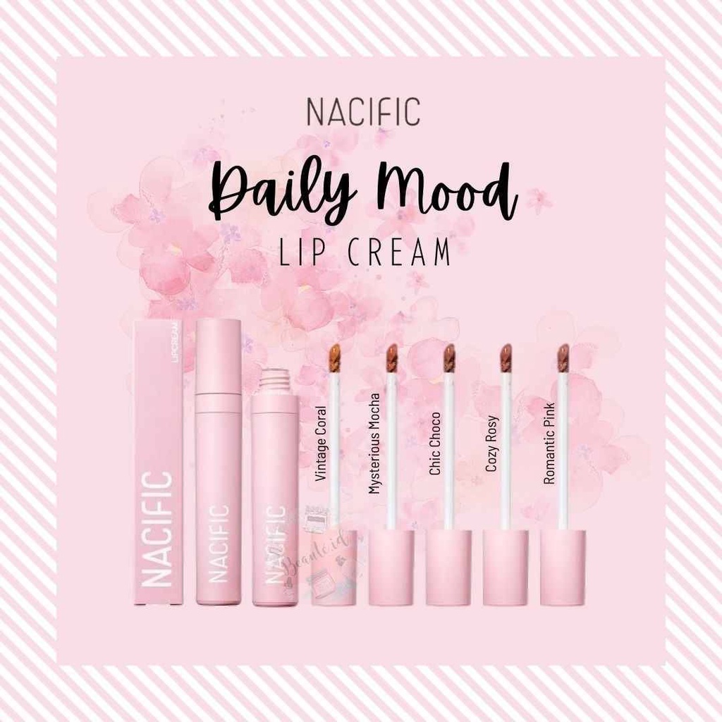 Nacific Daily Mood Lip Cream Lipstick Nacific