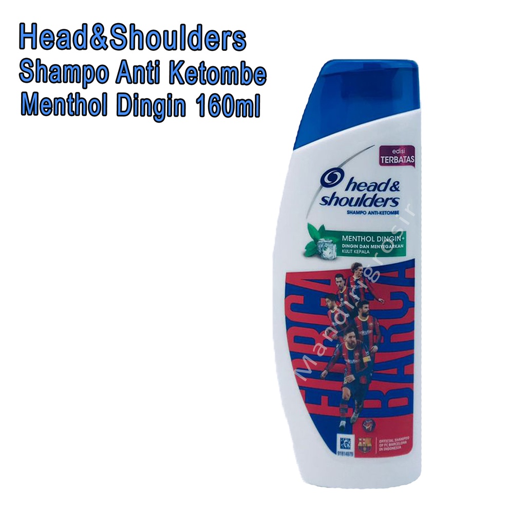 Shampo anti ketombe *Head &amp; Shoulders * Menthol Dingin * 160ml