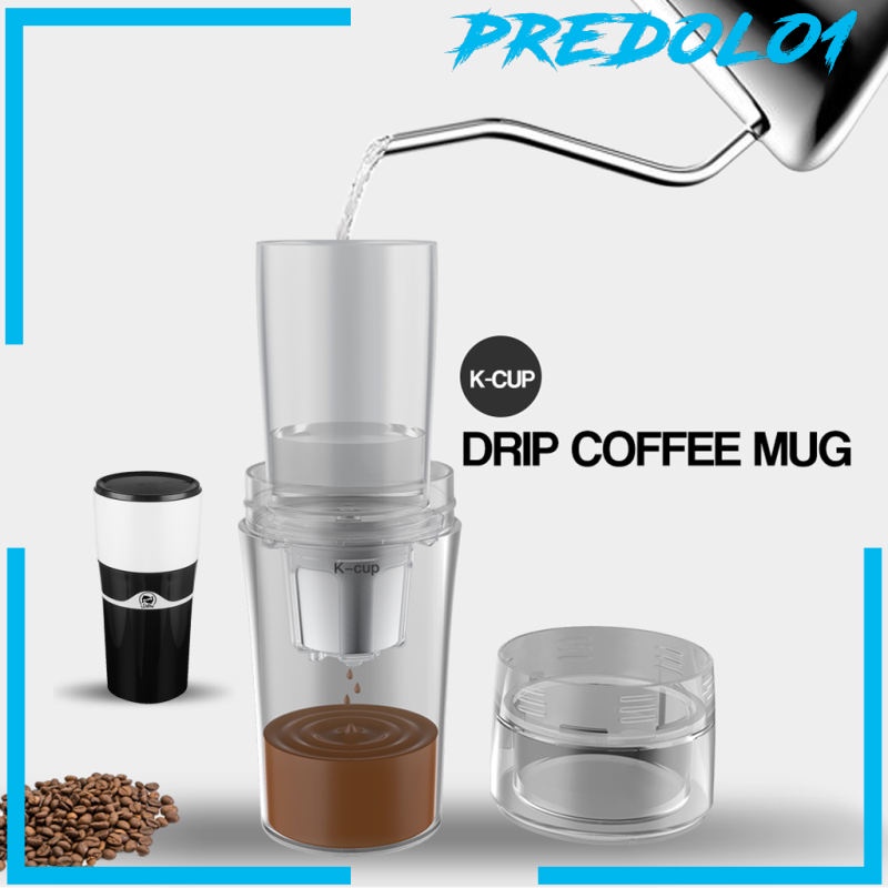 (Predolo1) Teko Pembuat Kopi Drip Mini Portable Untuk Travel